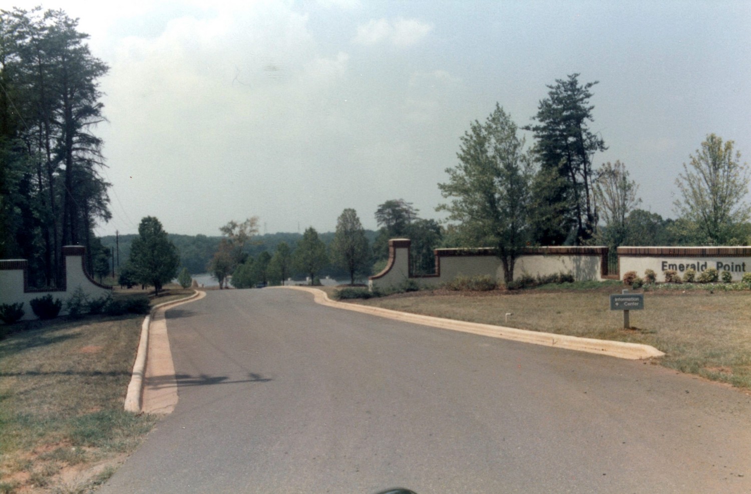 driveway of Emerald Point drive in 1987